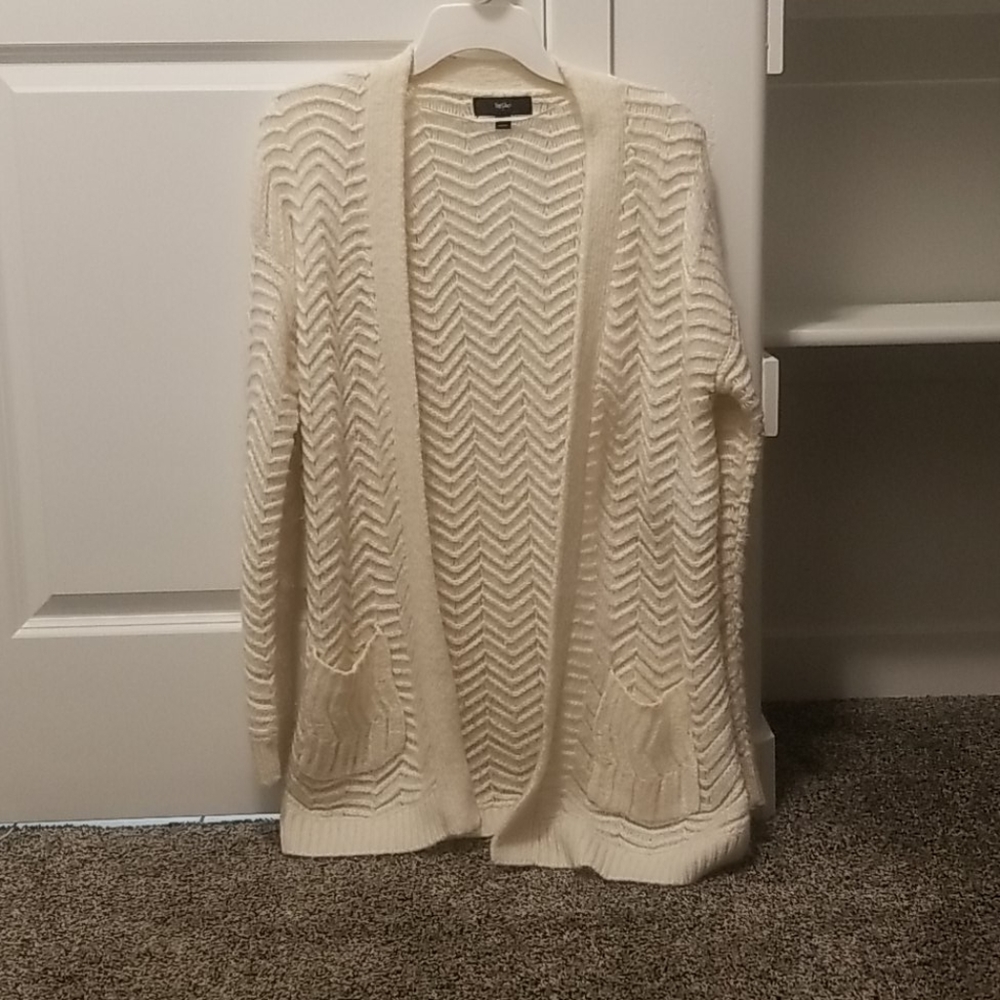 Beige Sweater Cardigan
